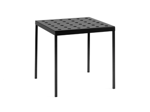 BALCONY - Square powder coated steel garden table _ Hay