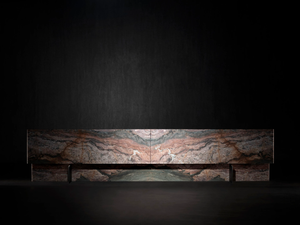 DOGMA - Metal and stone sideboard _ Henge