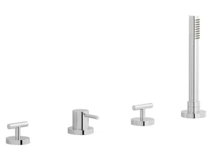 LOVE ME LM397 - 4 hole deck mounted bathtub tap with hand shower _ IB