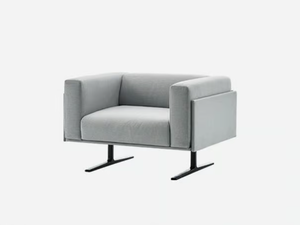 MARCUS - Fabric armchair with armrests _ INCLASS