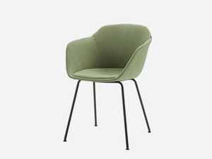 TAIA - Fabric chair with armrests _ INCLASS