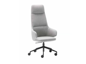 BINAR EXECUTIVE - Height-adjustable fabric executive chair with castors _ INCLASS