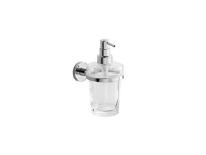 ONE - Wall-mounted glass Bathroom soap dispenser _ INDA®