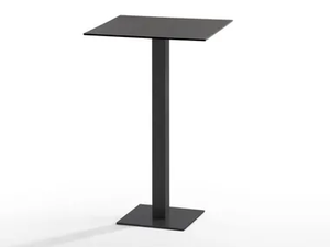 MAX - Square powder coated steel high table _ ISIMAR