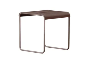 TOSCANA - Rectangular aluminium garden footstool _ ISIMAR