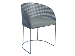 ARENA - Garden chair with integrated cushion _ ISIMAR