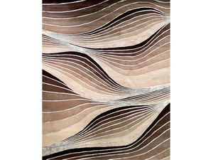 DISTORTION - Patterned rectangular Himalayan Wool rug _ Illulian