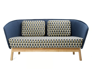 AURA WOOD - 2 seater fabric sofa _ Inno