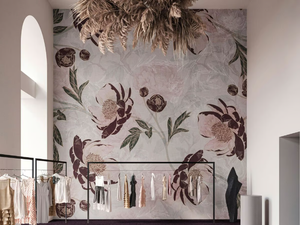 OLIVIER - Wallpaper with floral pattern _ Instabilelab