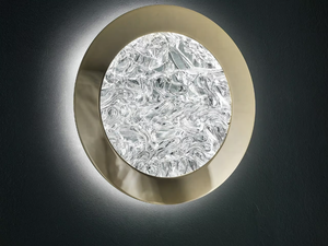 DEDALO - LED glass wall lamp with metal frame _ Italamp