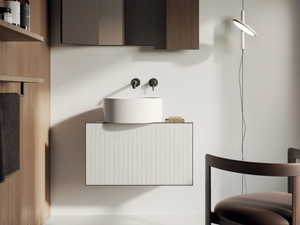 PIANO.70 - Wall-mounted vanity unit _ Italgraniti