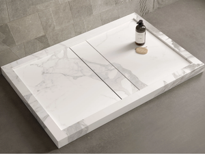 DROP - Rectangular porcelain stoneware shower tray _ Italgraniti