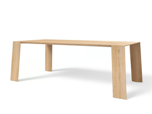 PURE 220 - Rectangular wooden dining table _ JAVORINA