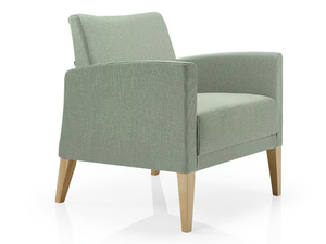 CASSIS - Fabric easy chair with armrests _ JMS