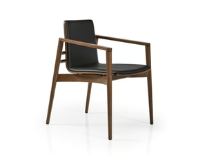 AVA M1168WU - Beech chair with armrests with integrated cushion _ JMS