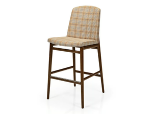 ZOE M1144ST - Upholstered wooden barstool with footrest _ JMS