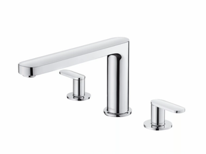 CHARMING PLUS - 3 hole chromed brass bathtub tap _ JUSTIME