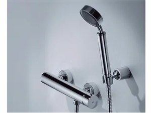 STILL ONE - Chromed brass shower mixer with hand shower _ JUSTIME