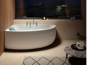 AQUASOUL OFFSET - Hydromassage corner bathtub with chromotherapy _ Jacuzzi®