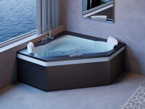 AURA CORNER 160 - 2 seater hydromassage corner bathtub _ Jacuzzi®