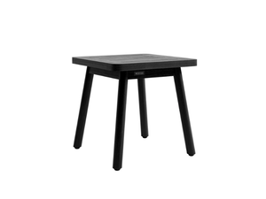 NERO - Teak garden side table _ Jardinico