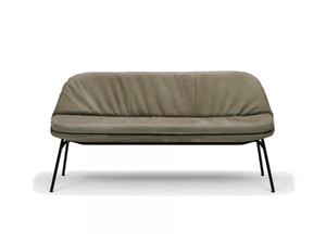 CURTIS - Upholstered leather bench _ Jess