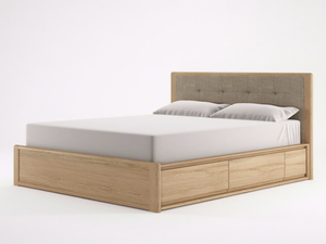 CIRCA17 - Wooden queen size bed _ KARPENTER