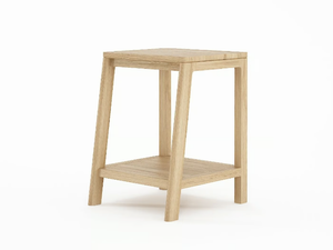 CIRCA17 - Square wooden bedside table _ KARPENTER