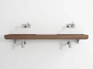 NINA - Wall-mounted double washbasin _ KARPENTER