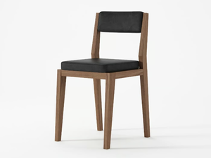 NOUVEAU BISTRO - Upholstered solid wood restaurant chair _ KARPENTER