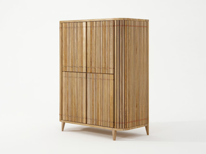 KOPPAR - Teak highboard with doors _ KARPENTER