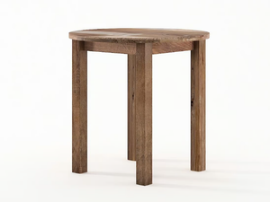 ORGANIK - Round reclaimed wood dining table _ KARPENTER