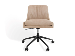 YOUMA CASUAL - Swivel chair with castors with 5-spoke base _ KFF