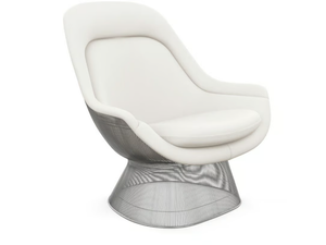 PLATNER - Steel and fabric armchair with armrests _ KNOLL