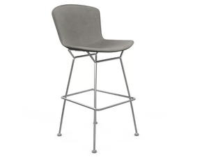 BERTOIA - Fabric stool with back _ KNOLL