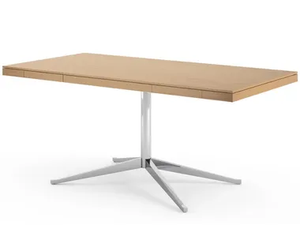 FLORENCE KNOLL TABLE DESK - Rectangular wooden writing desk with drawers _ KNOLL