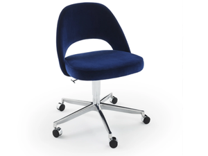 SAARINEN CONFERENCE CHAIR RELAX - Swivel office chair with castors with 5-Spoke base _ KNOLL