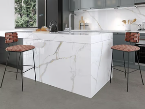 CALACATTA UNIQUE - Porcelain stoneware kitchen worktop / furniture foil _ Kale