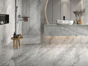 DENISE - Porcelain stoneware wall/floor tiles with marble effect _ Kale