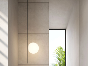 ATMOSPHERE - LED glass-fibre outdoor pendant lamp _ Karman