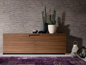 GRACE - Wooden sideboard with coplanar doors _ Kico