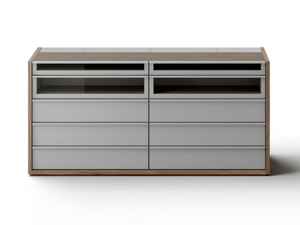 HIVE - Wooden chest of drawers with integrated handles _ Kico