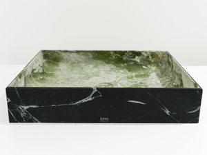 BLESSED SQUARE - Countertop square marble washbasin _ Kreoo