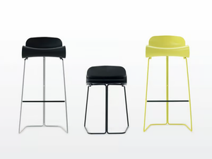 BCN - Sled base synthetic material stool _ Kristalia