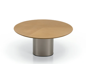 HOLO PILLAR - Round dining table _ Kristalia