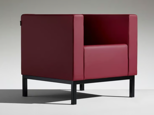 POLO - Upholstered armchair with armrests _ LAMM