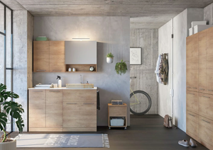 URBAN LAUNDRY 01 - Wooden laundry room cabinet _ LEGNOBAGNO