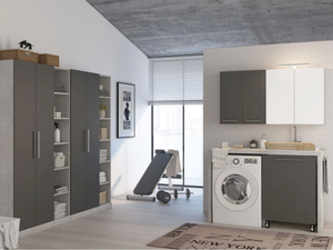 URBAN LAUNDRY 07 - Sectional wooden laundry room cabinet _ LEGNOBAGNO