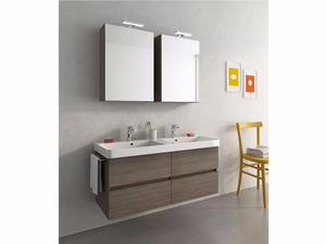 SOHO S16 - Wall-mounted vanity unit with drawers _ LEGNOBAGNO