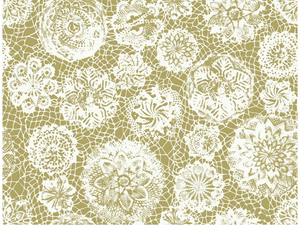 JEAN PAUL GAULTIER - PUNTO MADAMA - Nonwoven wallpaper with floral pattern _ LELIEVRE